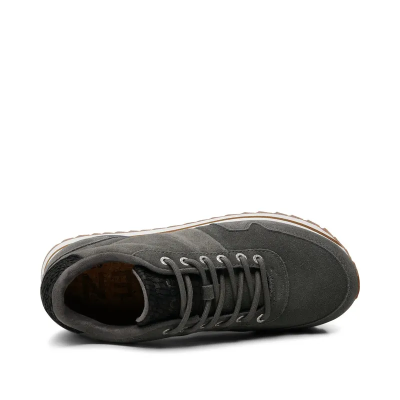Woden Nora III Suede Plateau Dark Grey (WL1752 051)