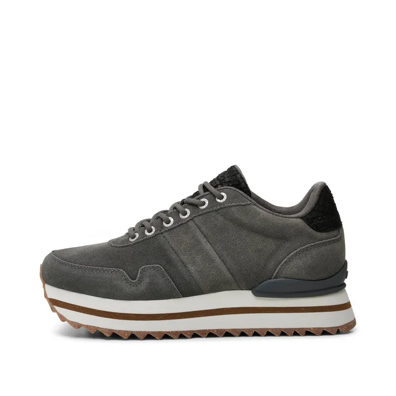 Woden Nora III Suede Plateau Dark Grey (WL1752 051)