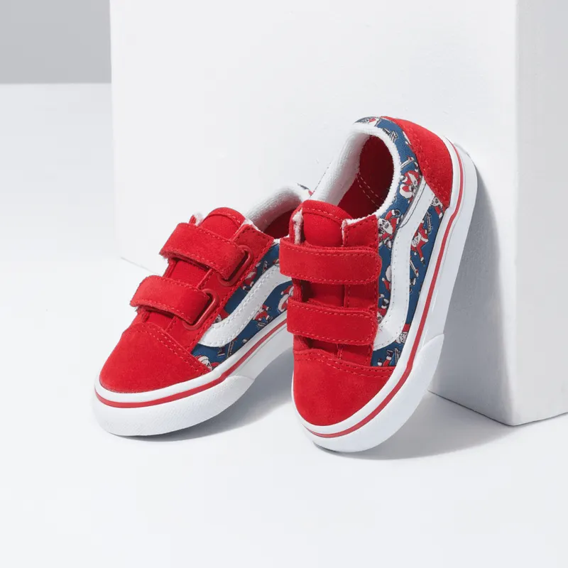 VANS Santa Shreds Old Skool Velcro Rood (VN000D3Y8BI)