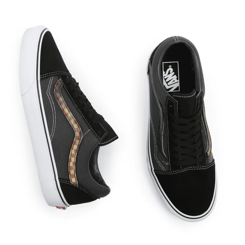 VANS Lenticular Sidestripe Old Skool Zwart (VN0A5KRF93W)