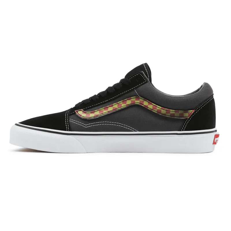 VANS Lenticular Sidestripe Old Skool Zwart (VN0A5KRF93W)