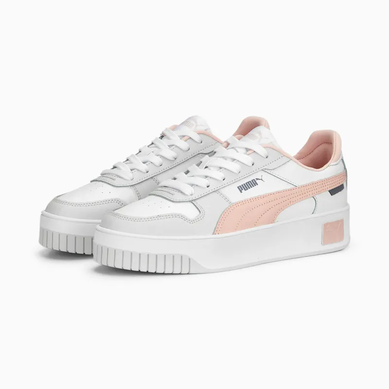 Puma Carina Street Wit/Roze/Grijs (389390-05)