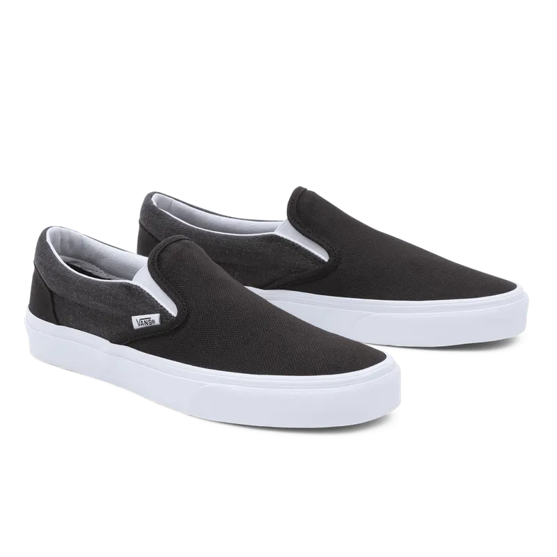 VANS Summer Linen Classic Slip-on Zwart (VN0A7Q5DBMA)