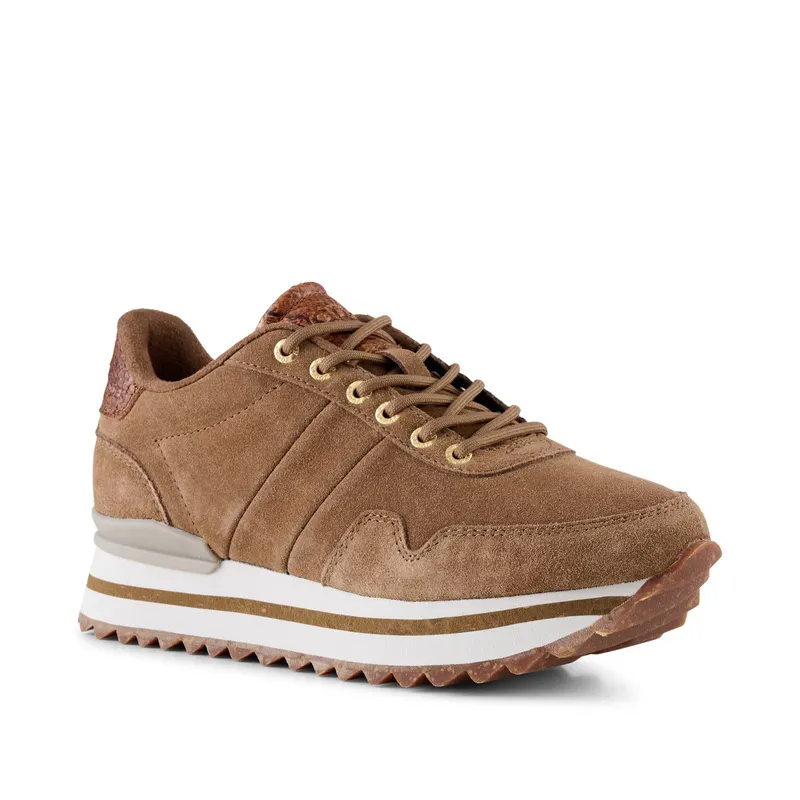 Woden Nora III Suede Plateau Latte (WL1752 069)