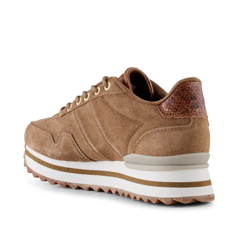 Woden Nora III Suede Plateau Latte (WL1752 069)
