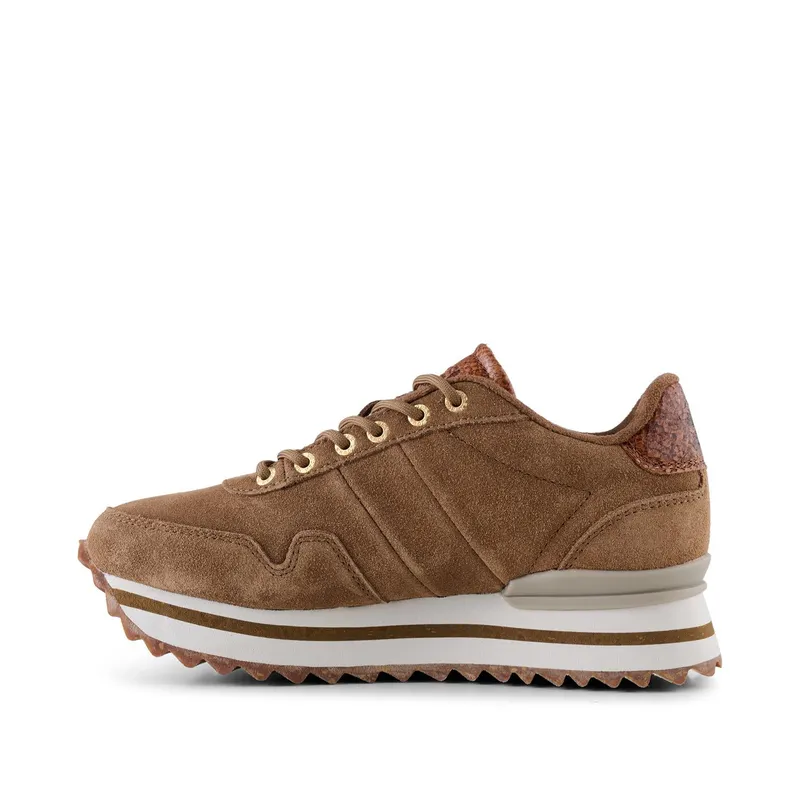 Woden Nora III Suede Plateau Latte (WL1752 069)
