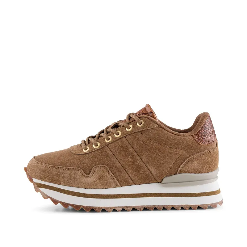 Woden Nora III Suede Plateau Latte (WL1752 069)