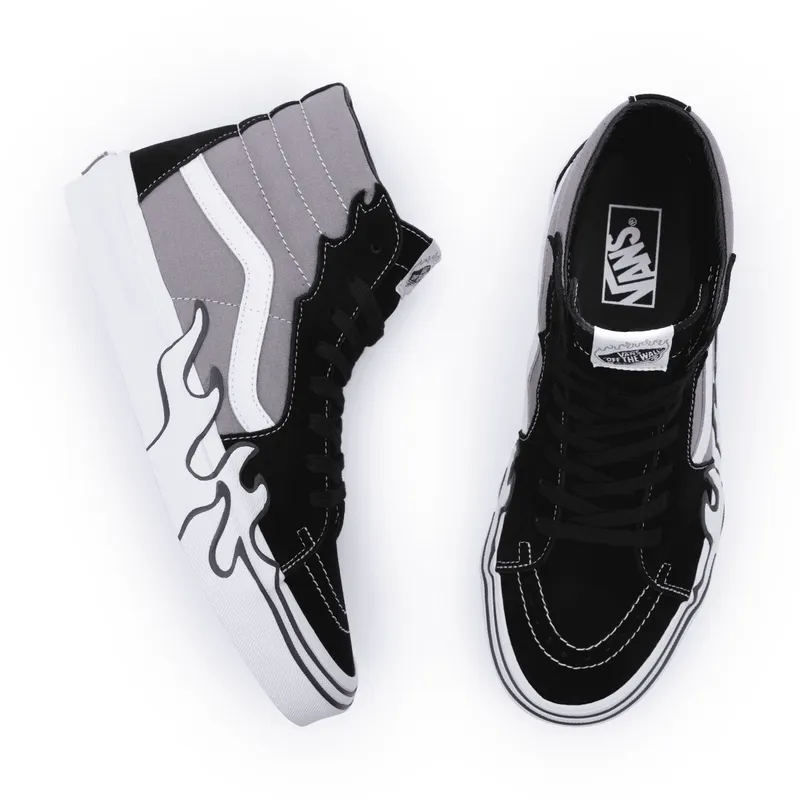VANS Sk8-hi Flame Grijs (VN0005UJBGF)