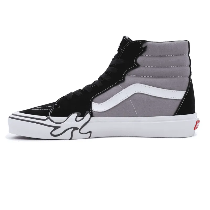 VANS Sk8-hi Flame Grijs (VN0005UJBGF)