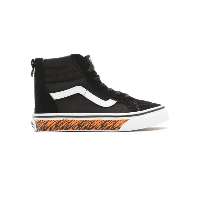 VANS Animal Sidewall Sk8-hi Zip Kinderschoenen Zwart (VN0A4UI434B)