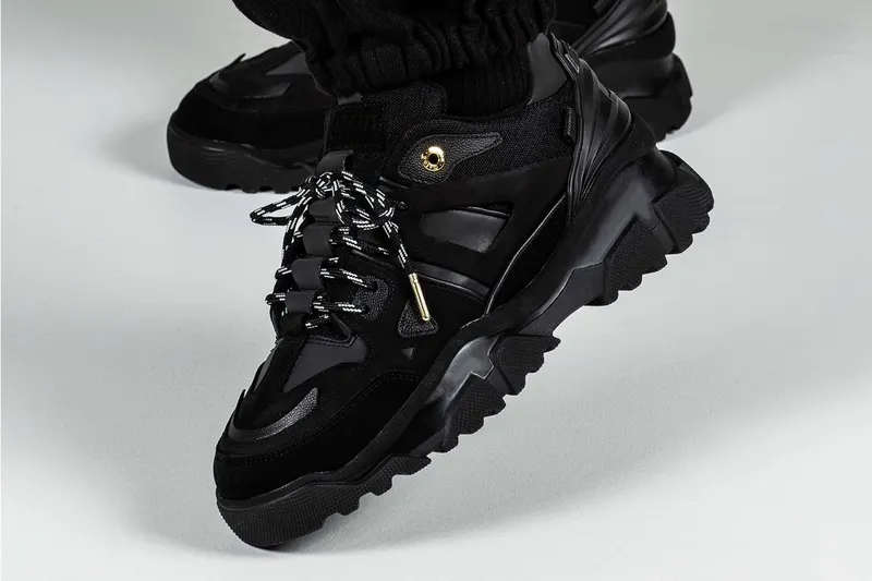 Mason Garments Genova II Leather / Nubuck Black (NOS-5B)