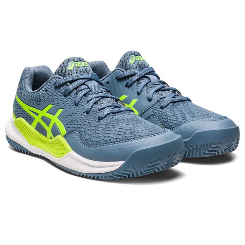Asics Gel-resolution 9 Gs Clay Steel Blue/Hazard Green (1044A068.400)