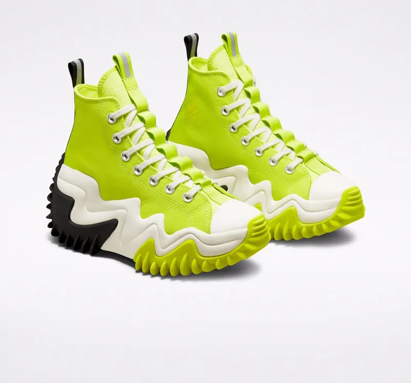 Converse Street Utility Run Star Motion Lime Twist/zwart/egret