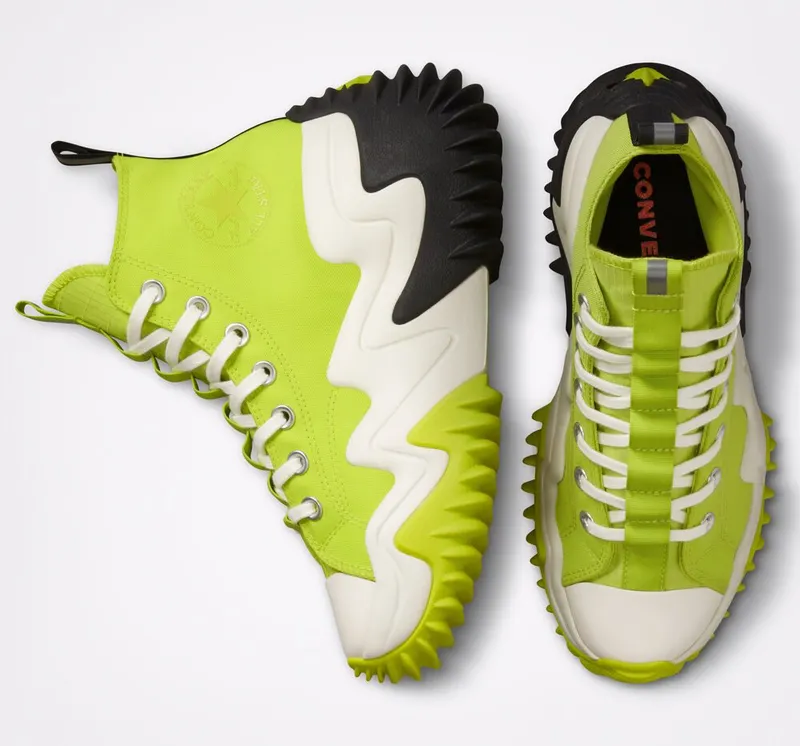 Converse Street Utility Run Star Motion Lime Twist/zwart/egret