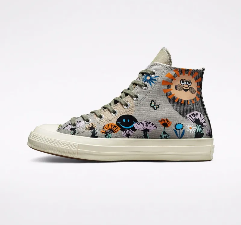 Converse Chuck 70 Floral Slate Sage/multi/egret