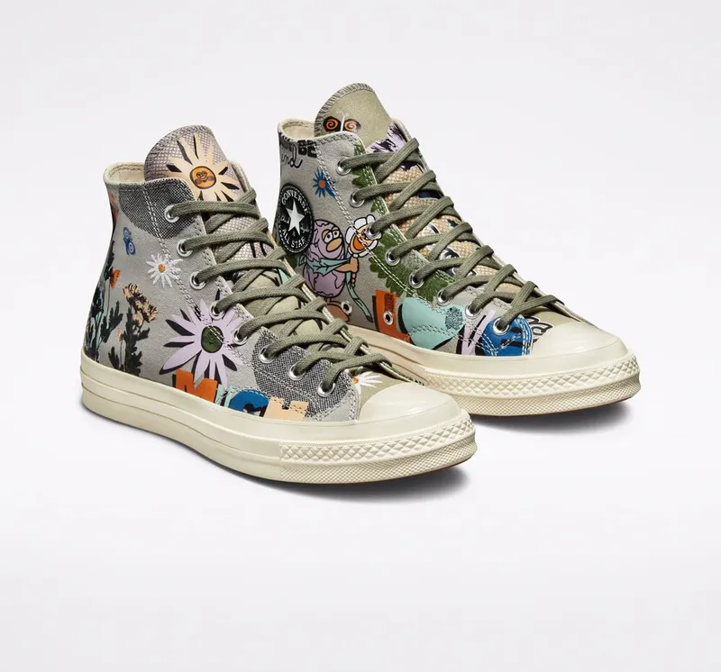 Converse Chuck 70 Floral Slate Sage/multi/egret