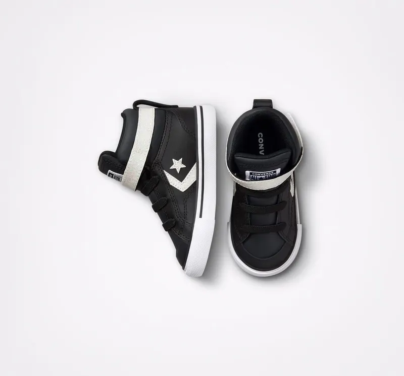 Converse Winter Glitter Pro Blaze Strap Zwart/zilver/wit