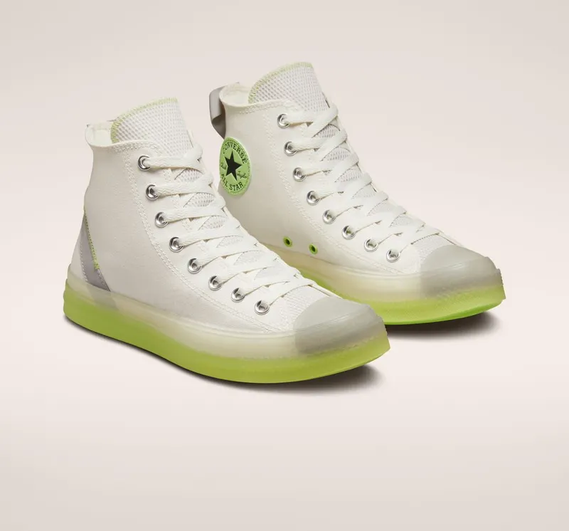 Converse Chuck Taylor All Star CX Crafted Stripes Egret/pale Putty/lime Rave