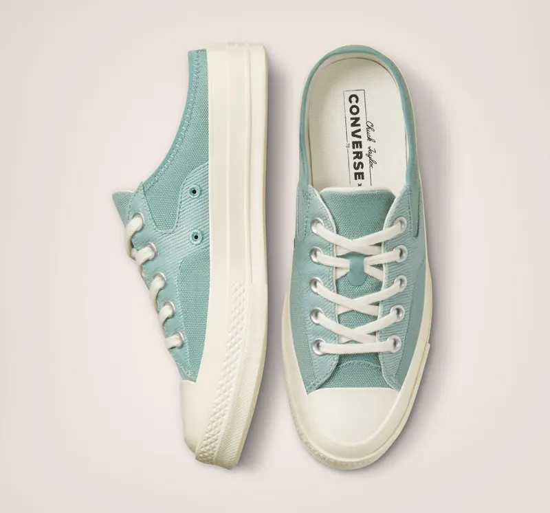 Converse Chuck 70 Mule Crafted Canvas Jade Unity/egret/egret