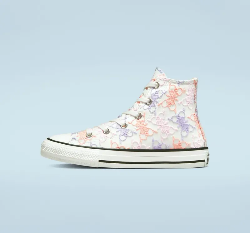 Converse Chuck Taylor All Star Butterfly Embroidery Pale Amethyst/crimson Tint