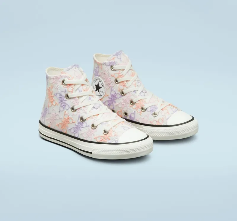 Converse Chuck Taylor All Star Butterfly Embroidery Pale Amethyst/crimson Tint
