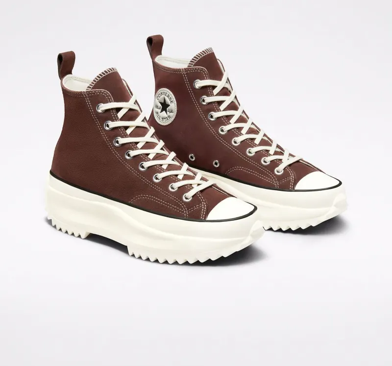 Converse Run Star Hike Suede Brazil Nut/egret/zwart