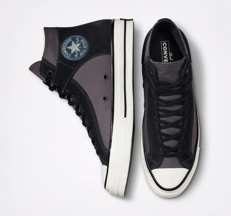 Converse Chuck 70 Crafted Canvas Storm Wind/zwart/vintage White