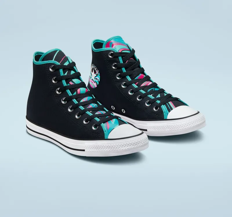 Converse Chuck Taylor All Star Marbled Zwart/multi/wit