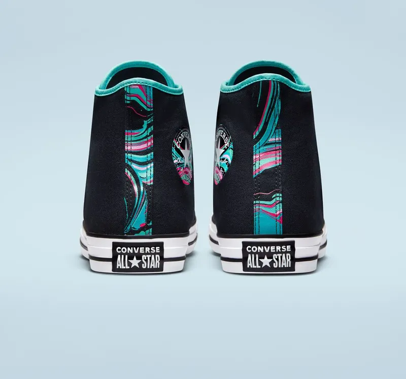 Converse Chuck Taylor All Star Marbled Zwart/multi/wit