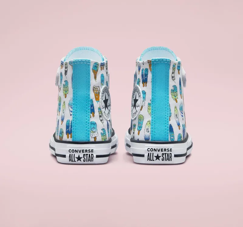 Converse Chuck Taylor All Star Easy-On Frozen Treats Wit/baltic Blue/lime Rave