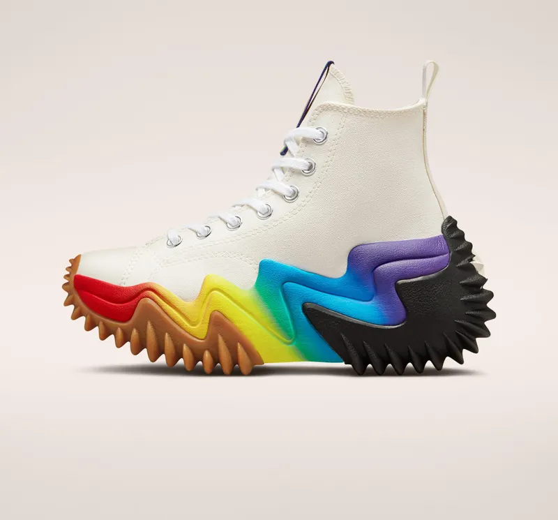Converse Run Star Motion Platform Pride Egret/court Purple