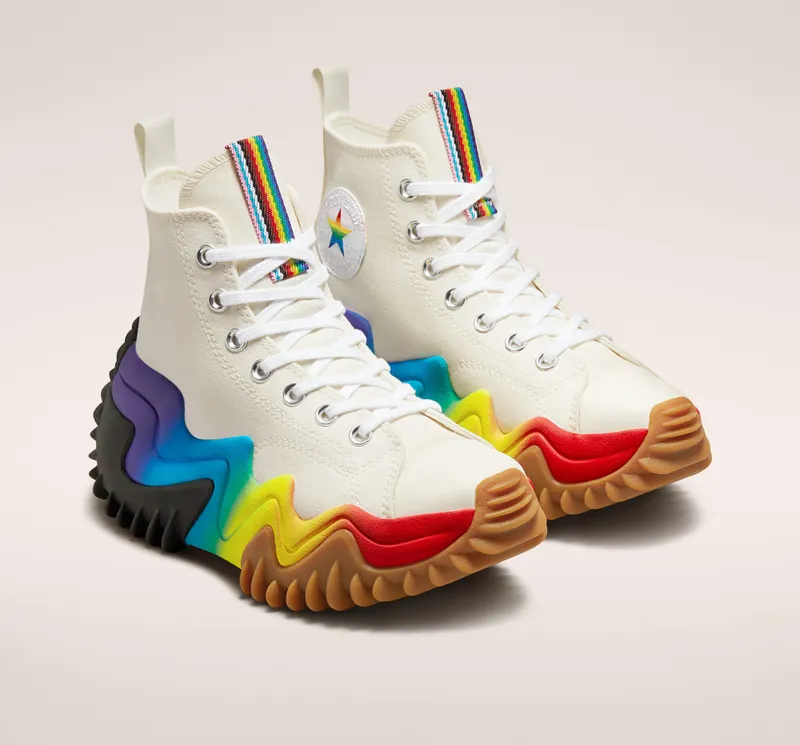 Converse Run Star Motion Platform Pride Egret/court Purple