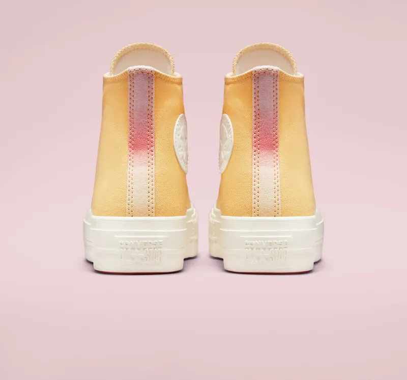 Converse Chuck Taylor All Star Lift Platform Gradient Heat Cyber Mango/egret