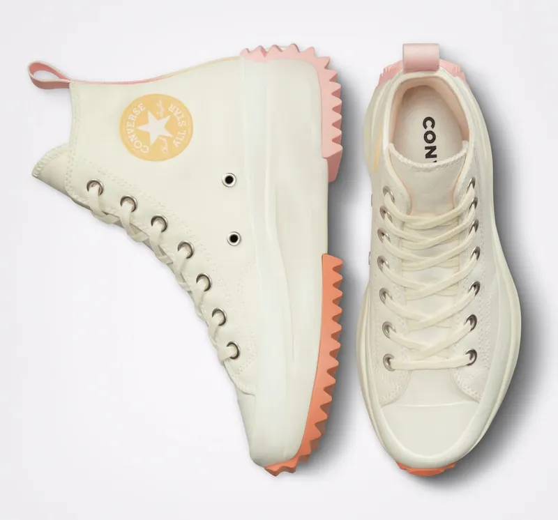 Converse Run Star Hike Heat Platform Gradient Heat Egret/cyber Mango