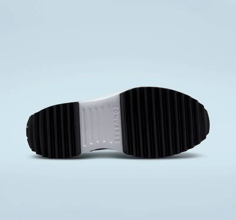 Converse Run Star Hike Platform Translucent Barcode Mouse/wit/zwart