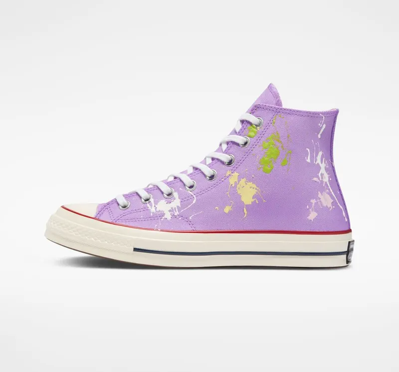 Converse Chuck 70 Pastel Splash Bright Purple Splash