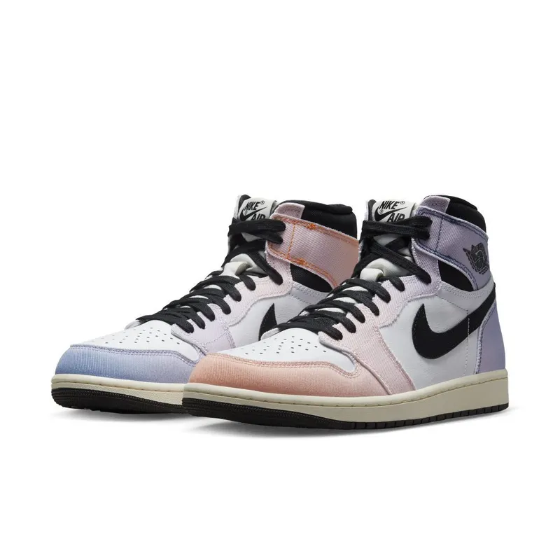 Air Jordan 1 Retro High OG Craft Vivid Orange / Iced Lilac / True Blue / Black (DX0054-805)
