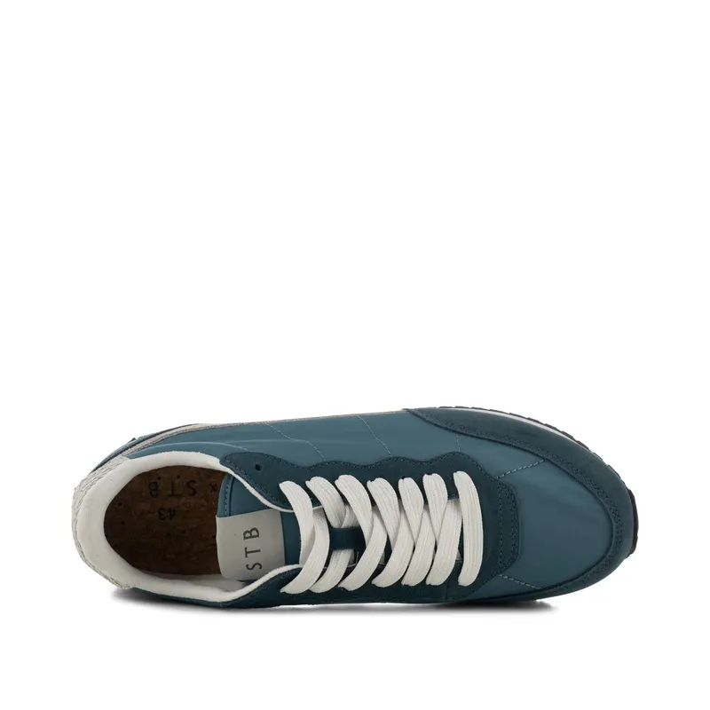 Woden Jansen retro textile Navy (WO1017 010)