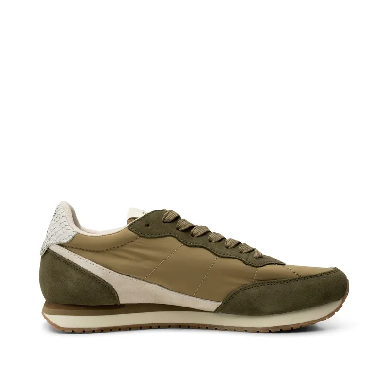 Woden Jansen retro textile Khaki (WO1017 703)