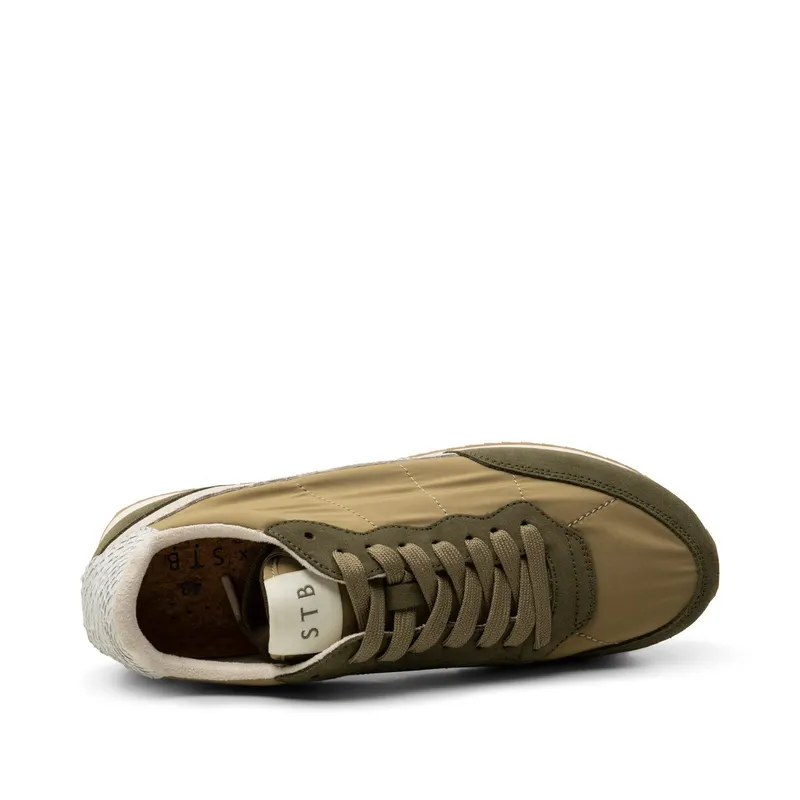 Woden Jansen retro textile Khaki (WO1017 703)