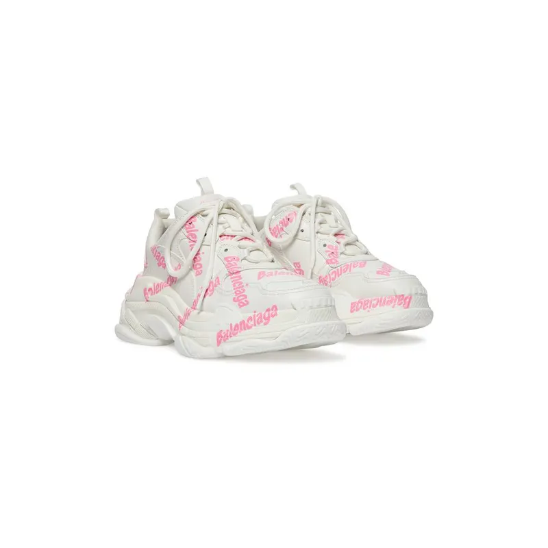 Balenciaga Triple S Logotype Trainers White (524039W2FAB9050)