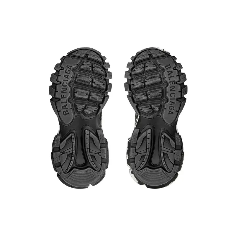 Balenciaga Track Graffiti Trainers Black (542023W3RRA1090)