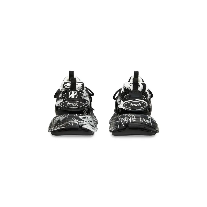 Balenciaga Track Graffiti Trainers Black (542023W3RRA1090)