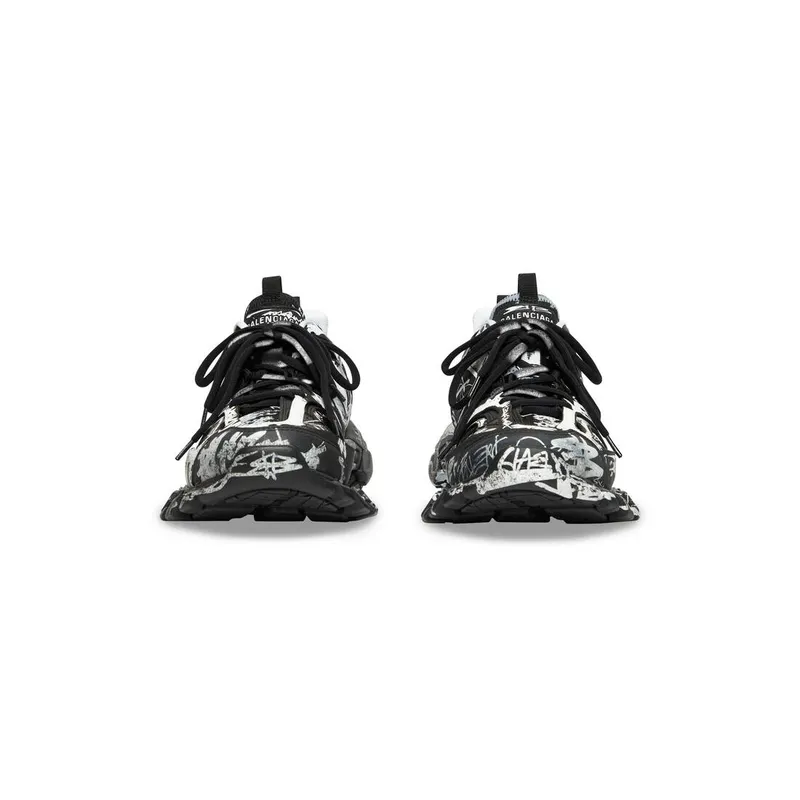 Balenciaga Track Graffiti Trainers Black (542023W3RRA1090)