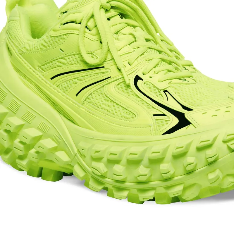 Balenciaga Defender Trainers Fluo Yellow (685613W2RAB7510)