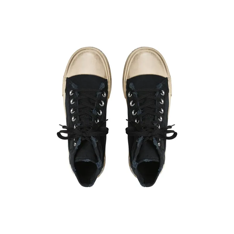 Balenciaga Paris High Top Graffiti Trainers Black (688756W3RR41099)