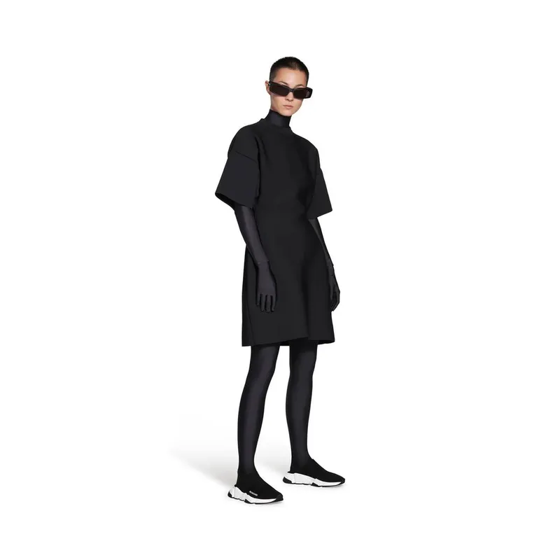 Balenciaga Speed Recycled Knit Mule Black (711474W2DB21015)