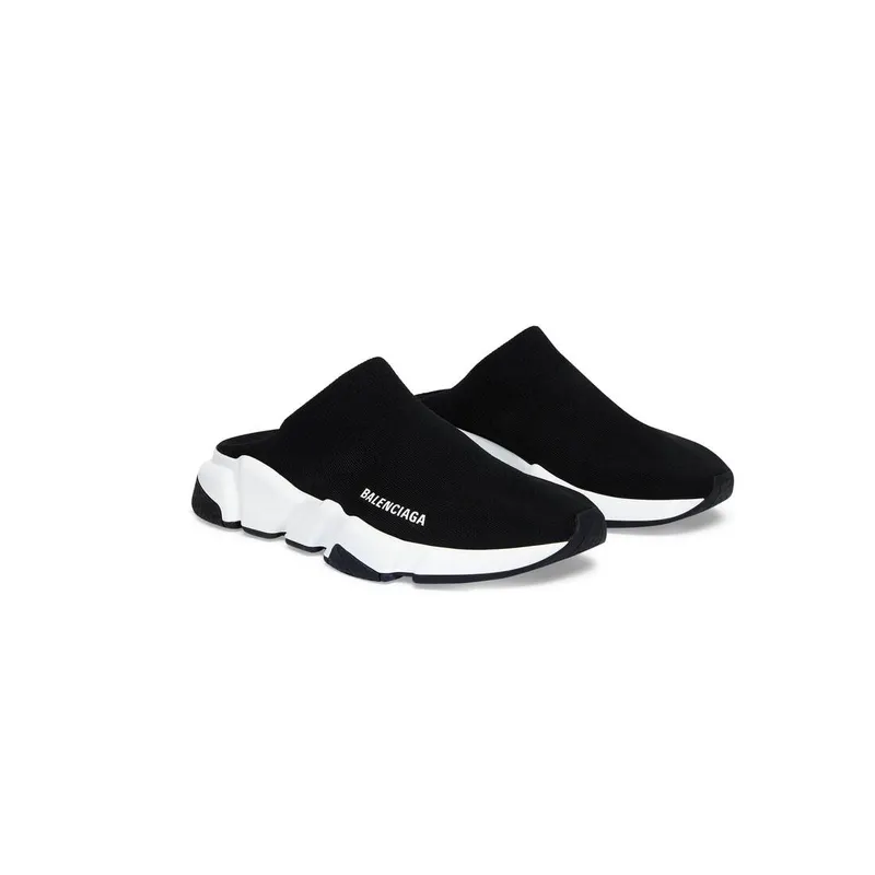Balenciaga Speed Recycled Knit Mule Black (711474W2DB21015)