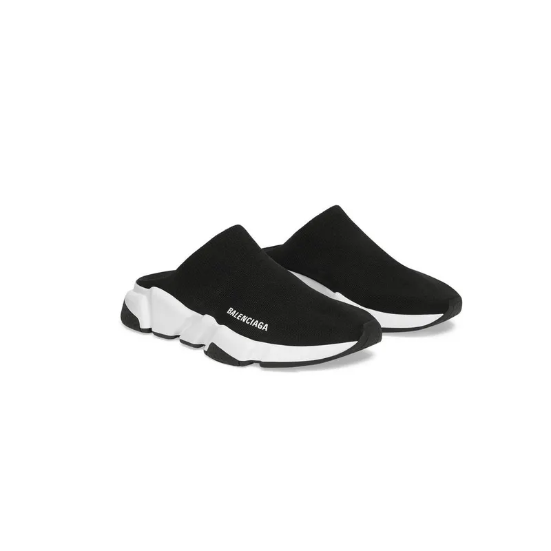 Balenciaga Speed Recycled Knit Mule Black (711475W2DB21015)