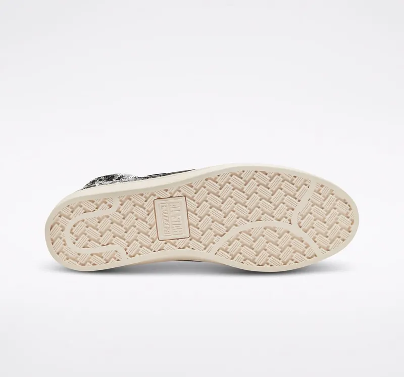 Converse Snakequins Pro Leather Zilver/vintage White/zwart
